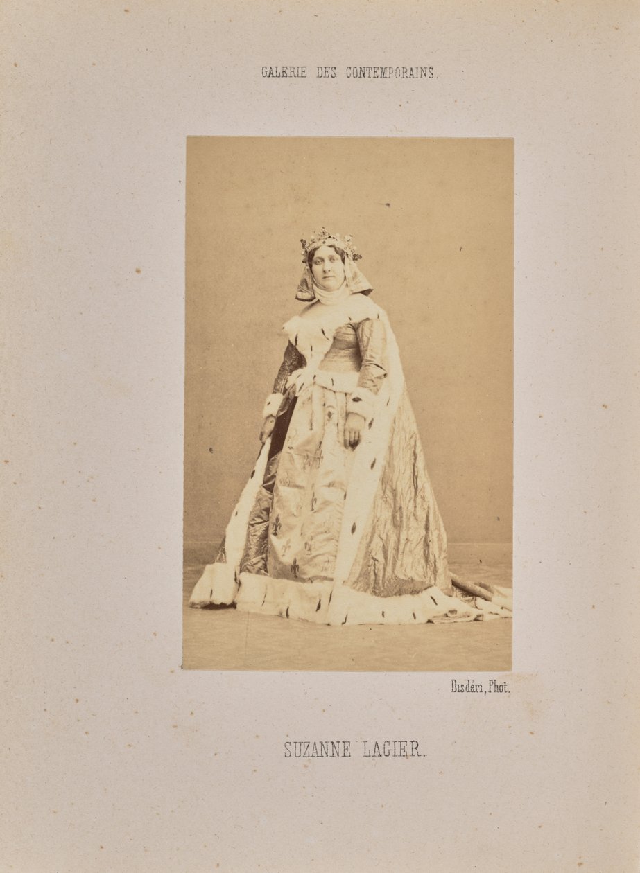 Suzanne Lagier autorstwa Andre Adolphe Eugene Disderi