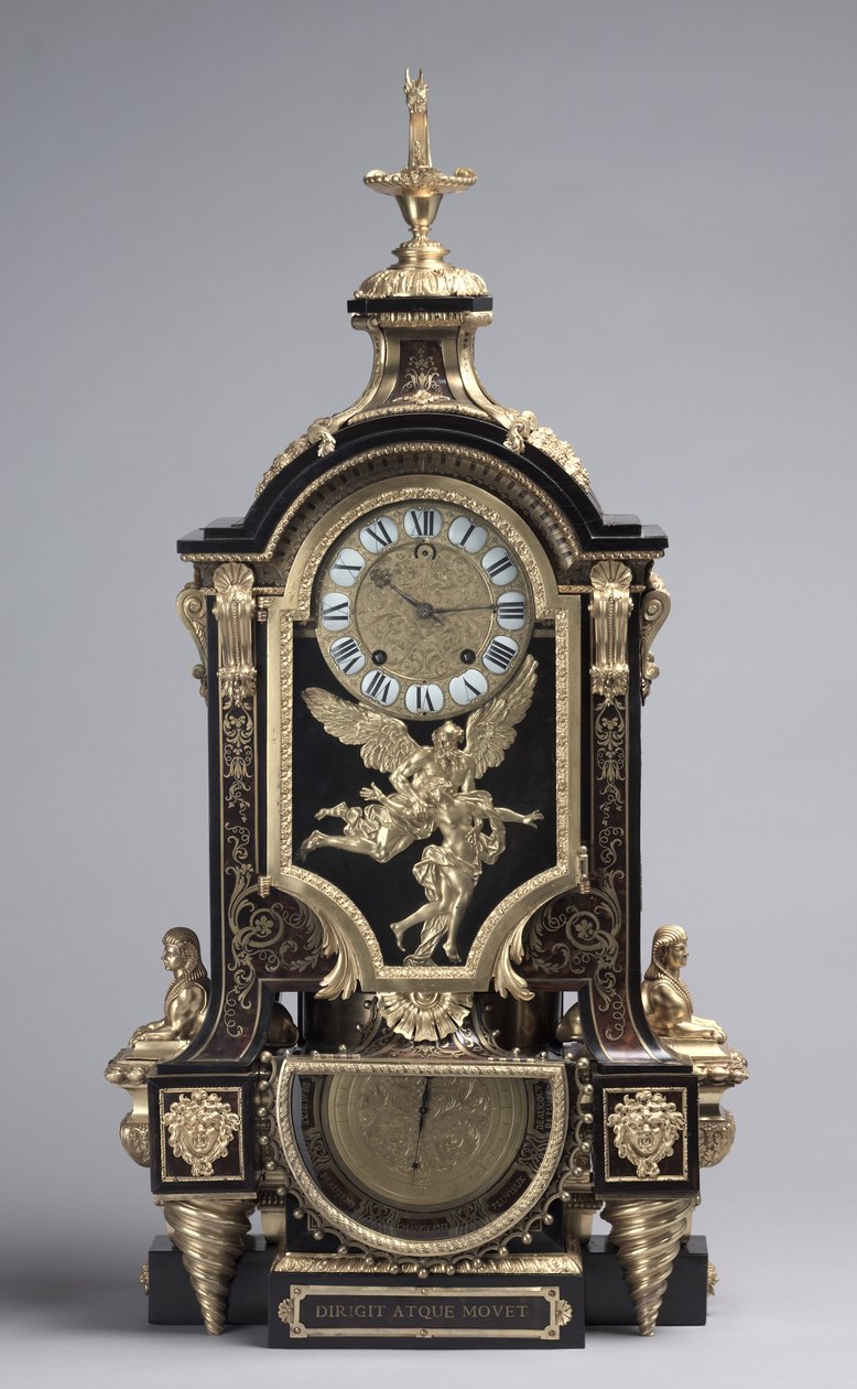 Zegar, twórca mechanizmów Baltasar Martinot, ok.1695 r. autorstwa Andre Charles Boulle