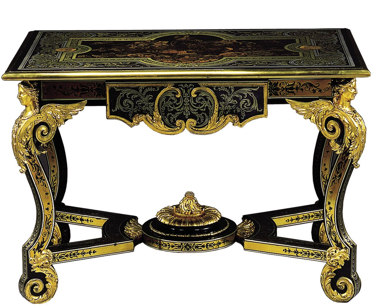 Stół centralny Ludwika XIV, ok.1685 autorstwa Andre Charles Boulle
