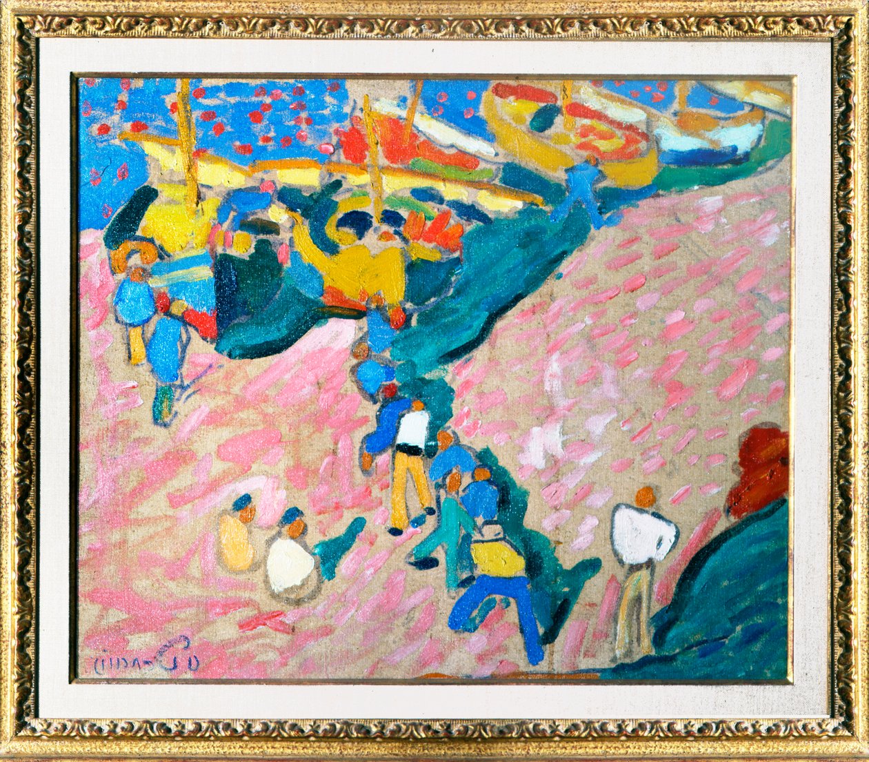 Rybacy w Collioure autorstwa André Deraina autorstwa Andre Derain