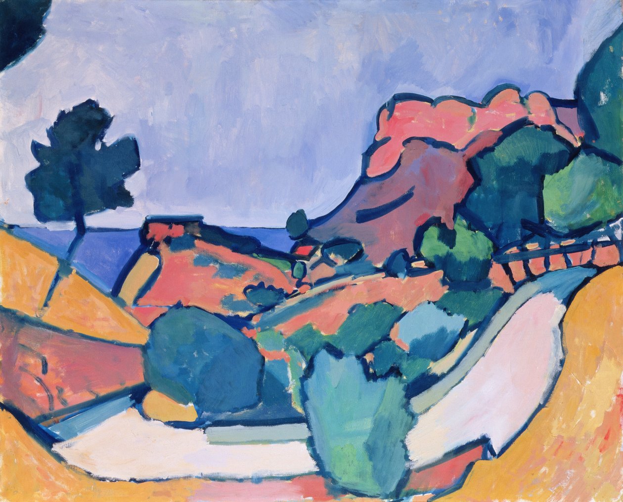 Mountain Road autorstwa Andre Derain