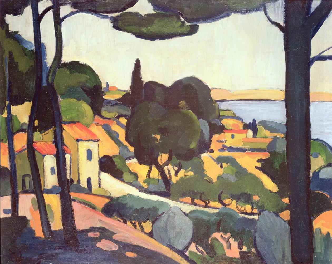 W pobliżu Cassis autorstwa Andre Derain