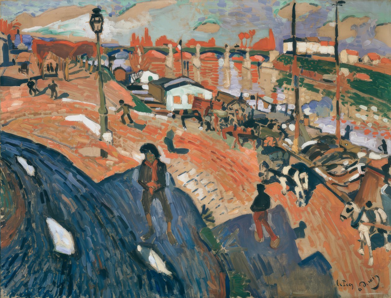 Most w Le Pecq autorstwa Andre Derain