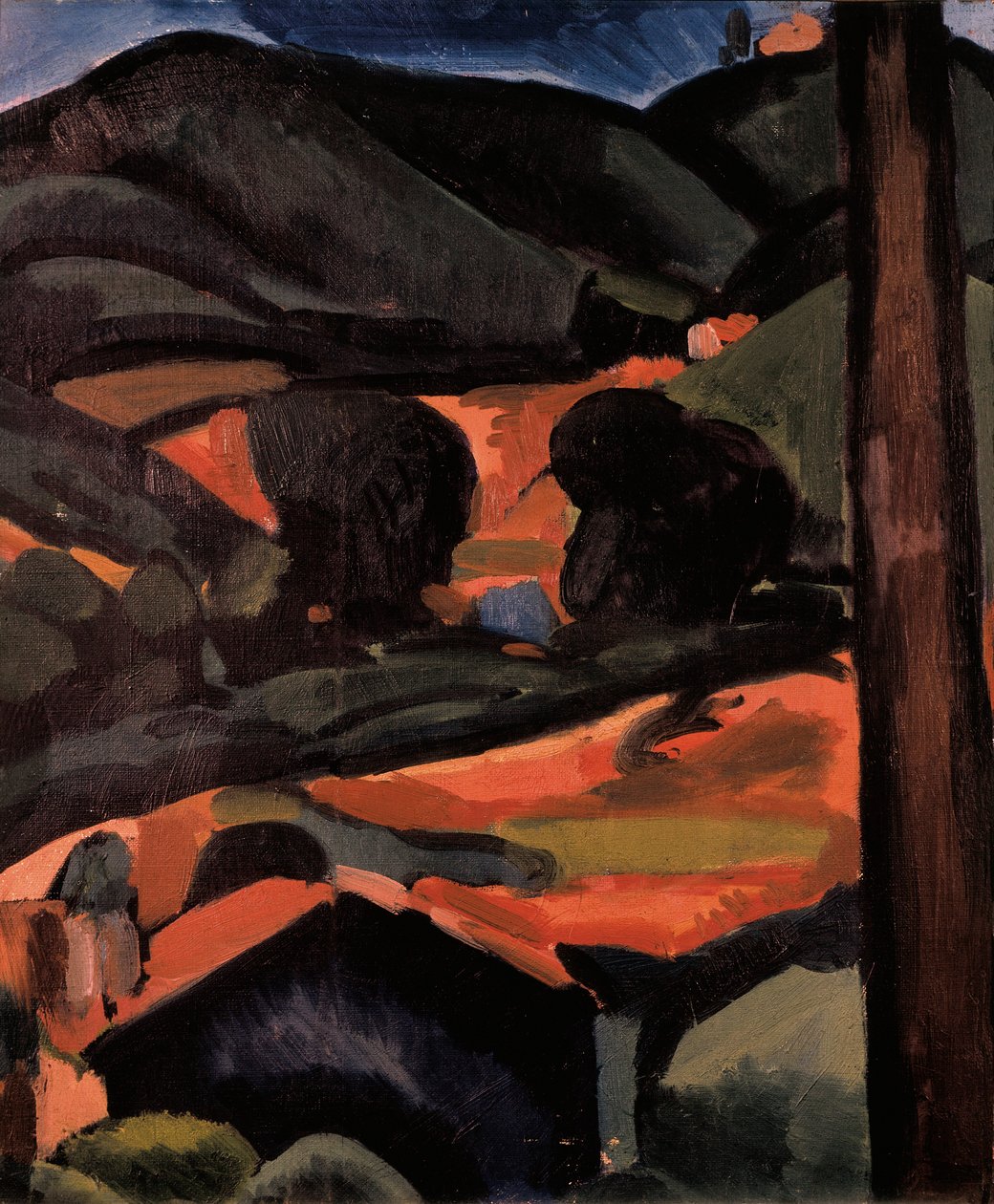 Wzgórza autorstwa Andre Derain