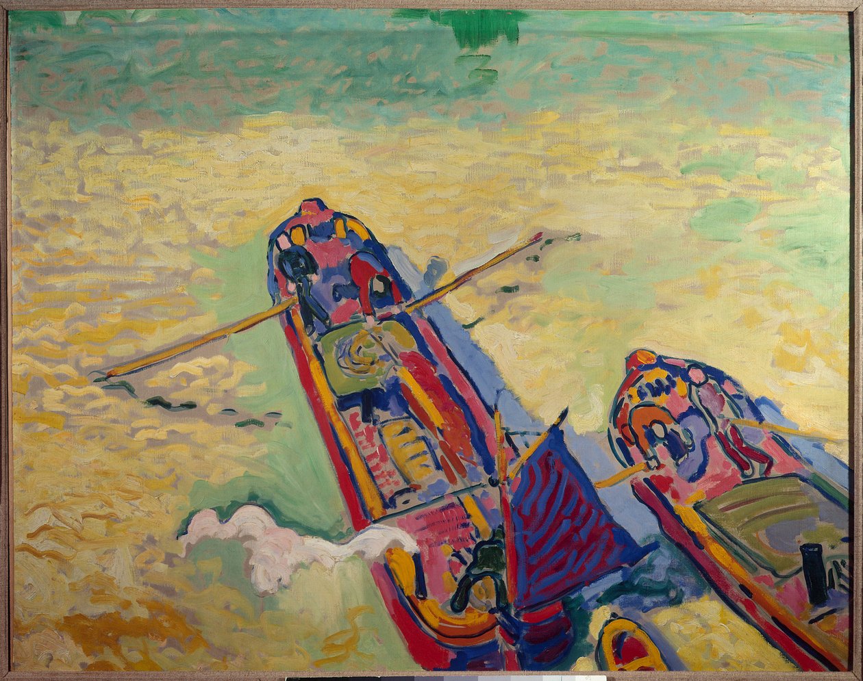 Dwie barki autorstwa Andre Derain