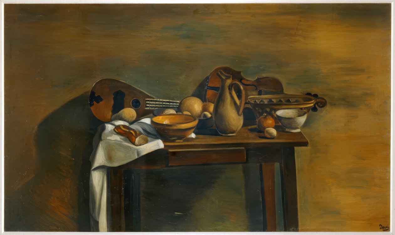 Udekorowany stół autorstwa Andre Derain