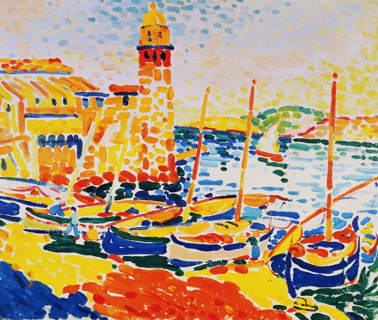 Port Collioure autorstwa Andre Derain