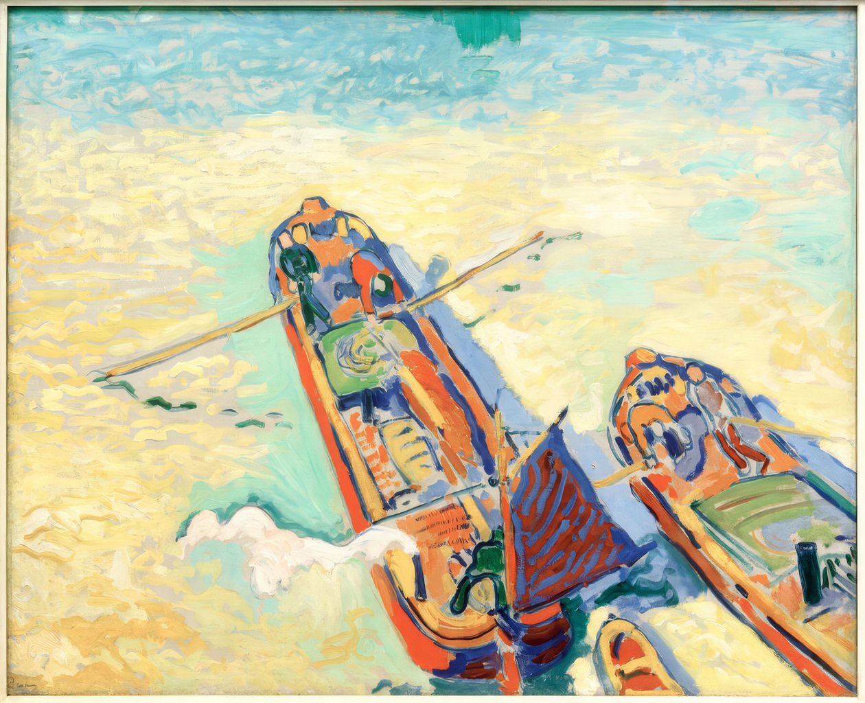 Dwie barki autorstwa Andre Derain