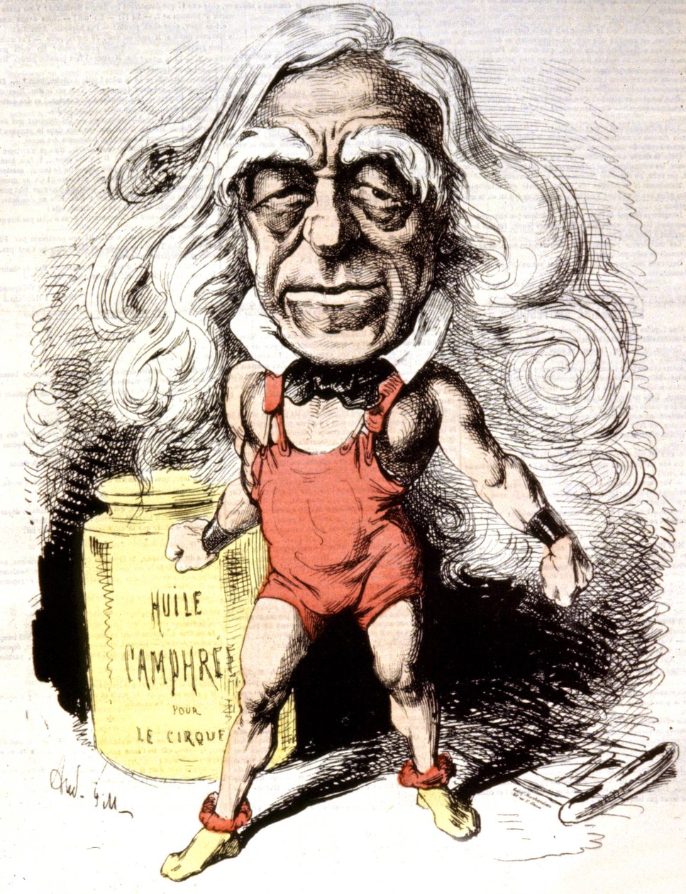Raspail, ok. 1872 r. (ilustracja) autorstwa Andre Gill