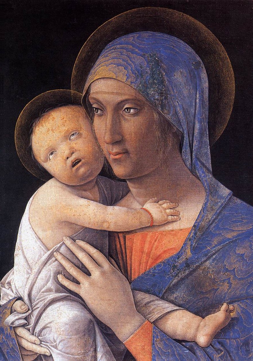 Madonna z Dzieciątkiem autorstwa Andrea Mantegna