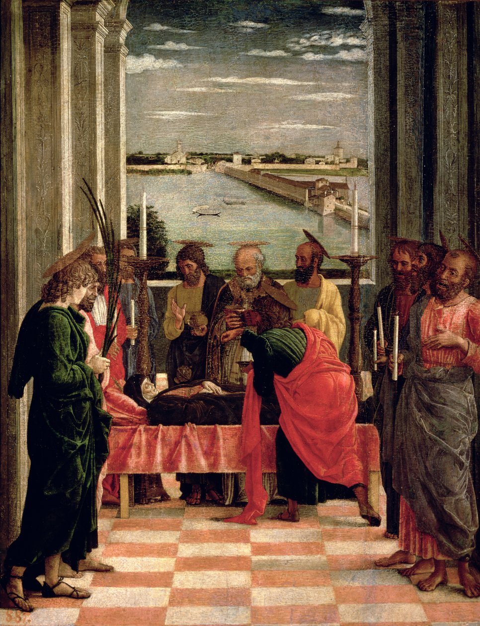 Śmierć Dziewicy autorstwa Andrea Mantegna