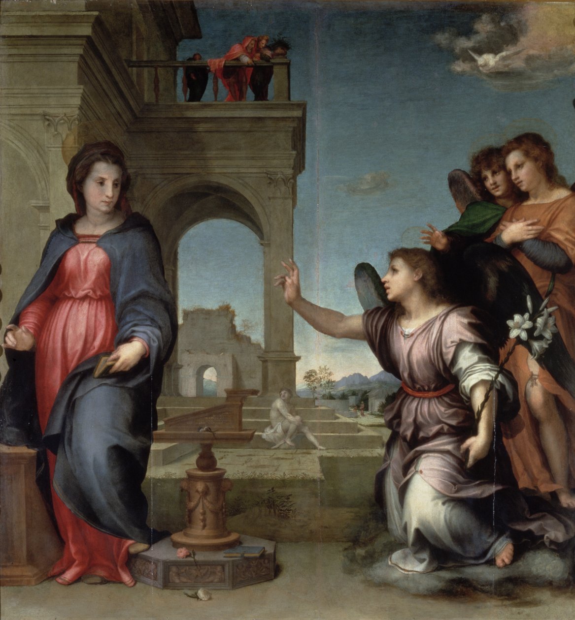 Zwiastowanie, 1512 (panel) autorstwa Andrea del Sarto