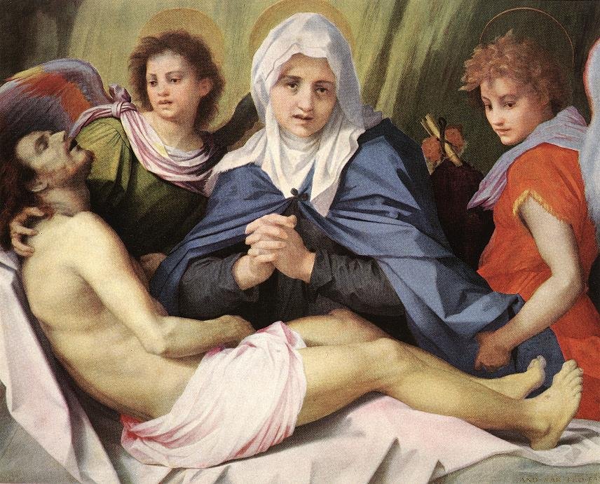 Opłakiwanie Chrystusa autorstwa Andrea del Sarto