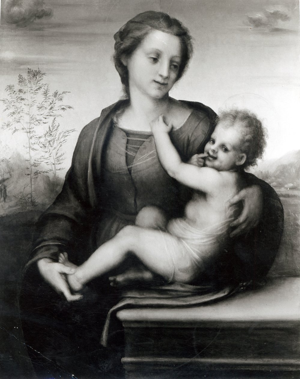 Madonna z Dzieciątkiem (panel) autorstwa Andrea del Sarto