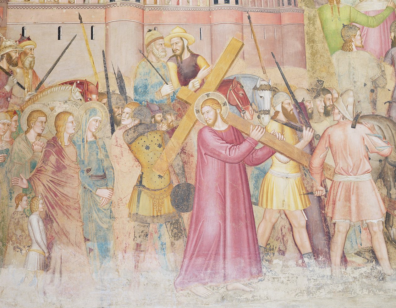 Droga na Kalwarię, Capellone degli Spagnoli, 1365-67 autorstwa Andrea di Bonaiuto