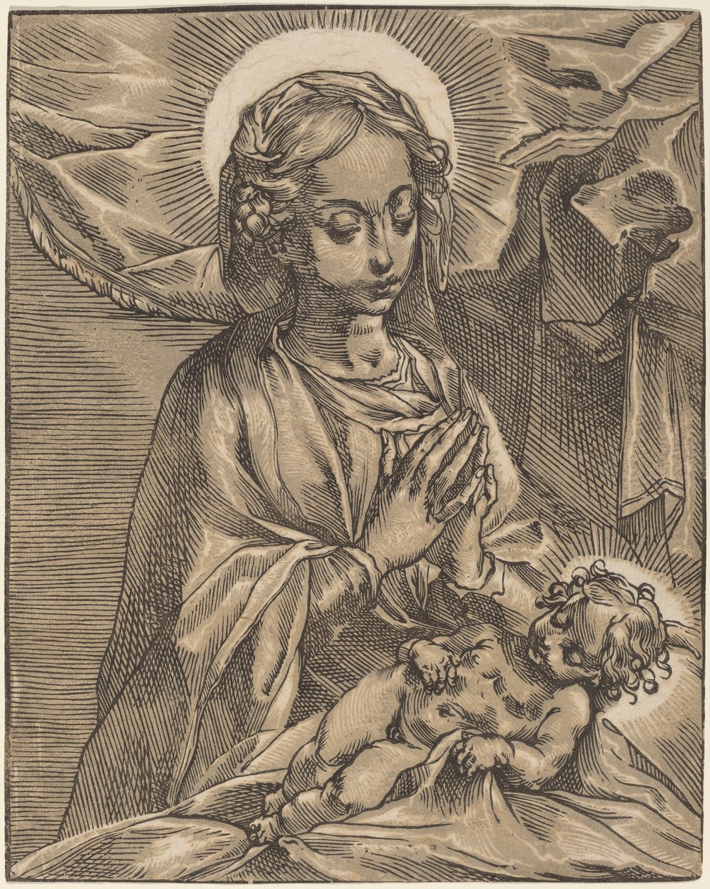 Madonna z Dzieciątkiem, 159193. autorstwa Andrea Andreani