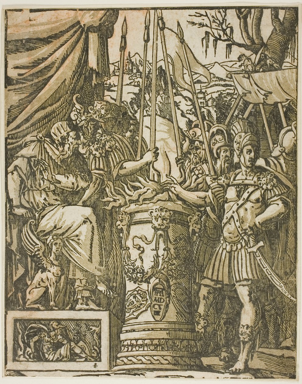 Mucius Scevola autorstwa Andrea Andreani