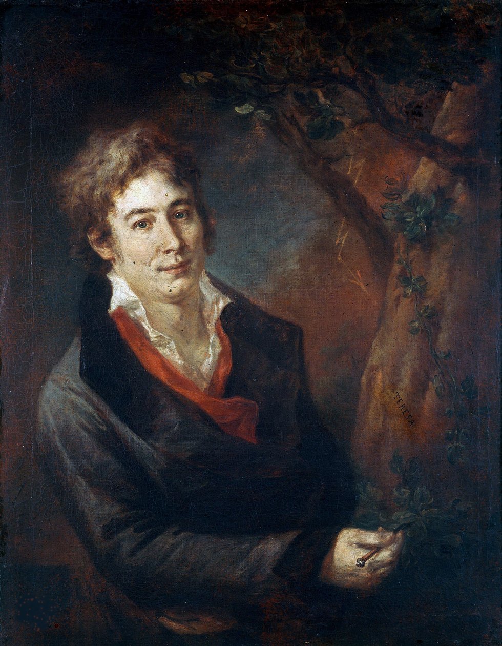 Portret Ugo Foscolo 1778-1827, 1801-1802. autorstwa Andrea Appiani