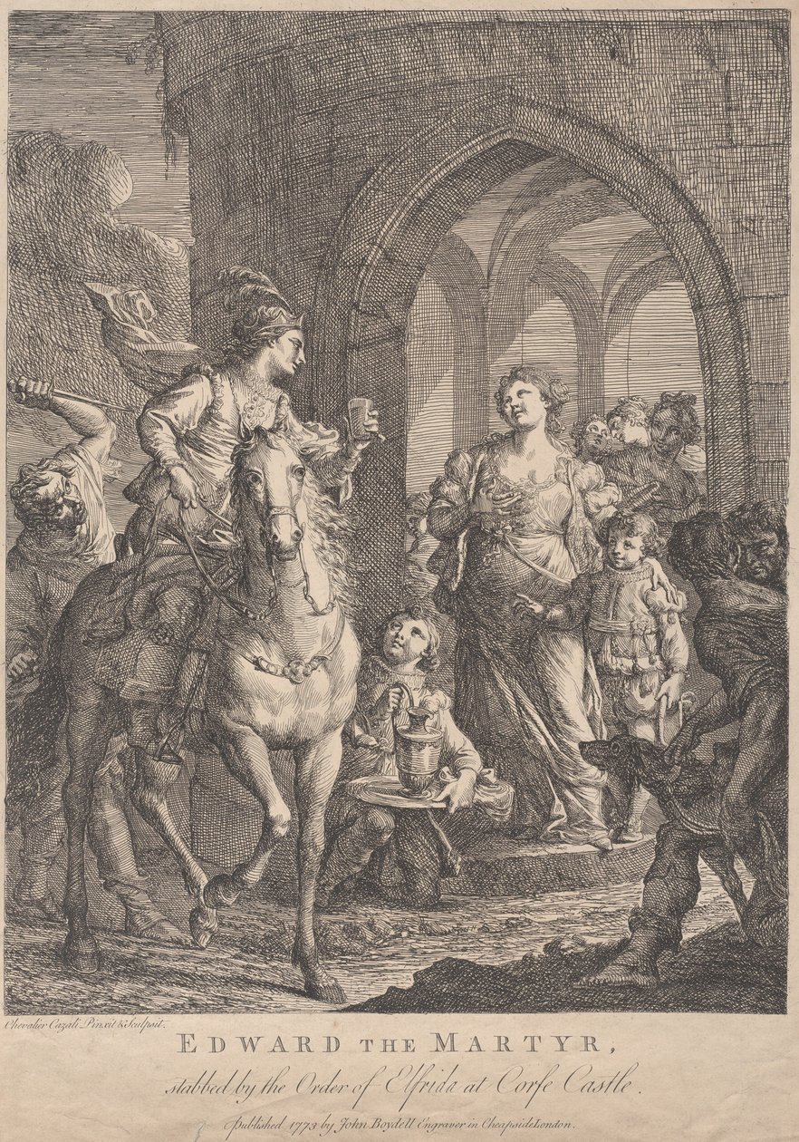 Edward Męczennik, 1773. autorstwa Andrea Casali