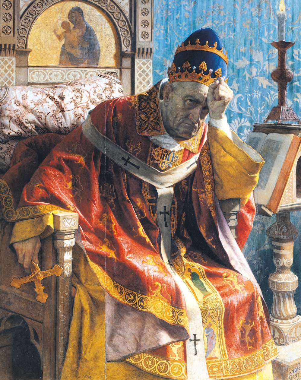 Bonifacy VIII (Anagni, ok. 1230-Rzym) autorstwa Andrea Gastaldi