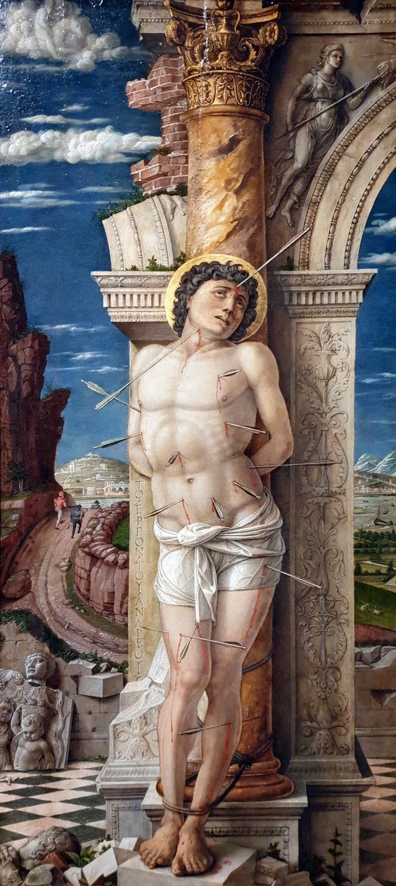 Niemiecki: Hl. Sebastian Saint Sebastian autorstwa Andrea Mantegna