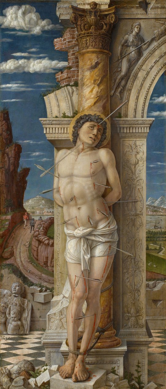 Niemiecki: Hl. Sebastian Saint Sebastian autorstwa Andrea Mantegna