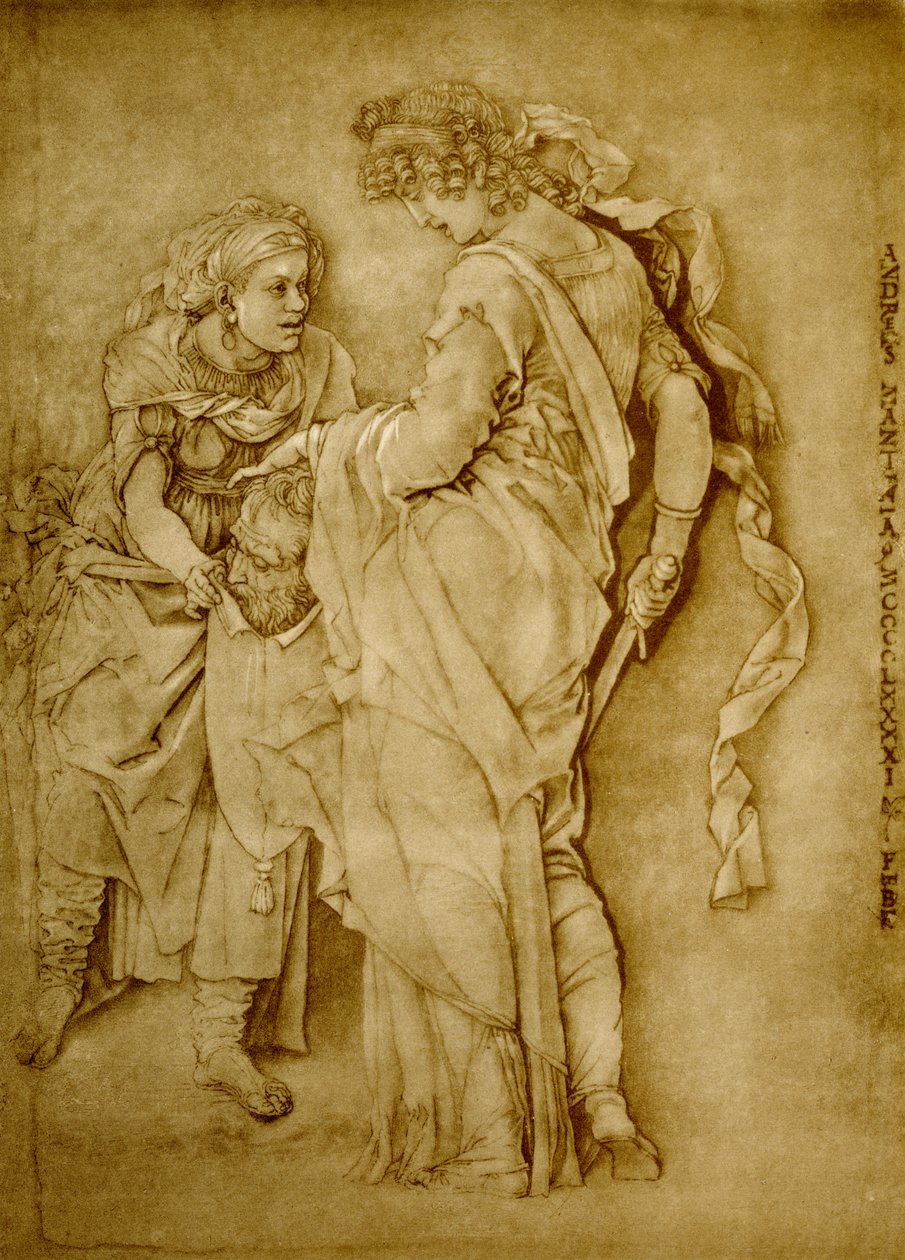 Judyta z głową Holofernesa autorstwa Andrea Mantegna