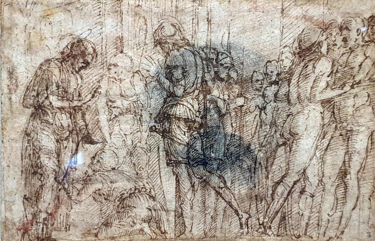 Święty Jakub doprowadzony do męczeństwa autorstwa Andrea Mantegna