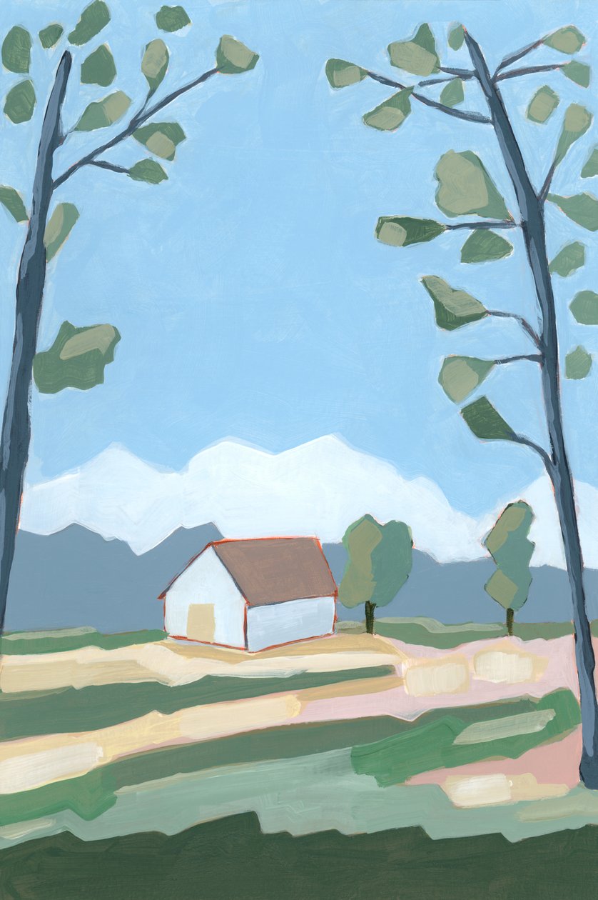 Highlands, 2023 (akryl na papierze) autorstwa Andrea Mejia