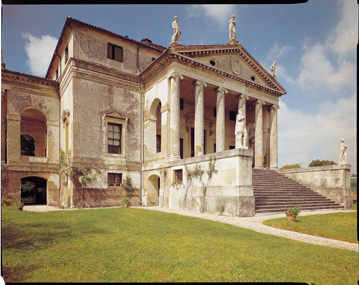 Widok na fasadę, ok. 1566-67 r. autorstwa Andrea Palladio