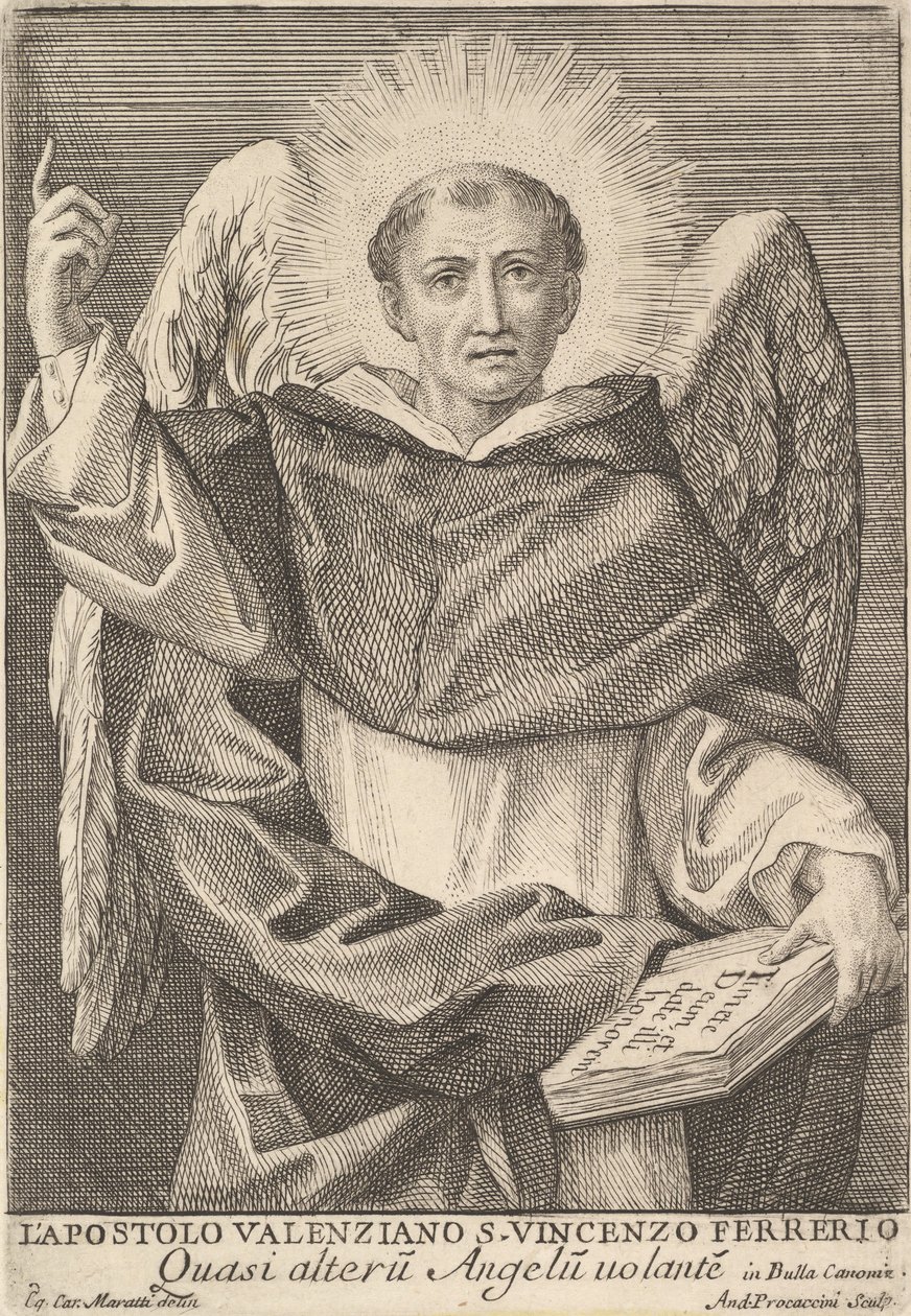 Św. Wincentego Ferrera. autorstwa Andrea Procaccini