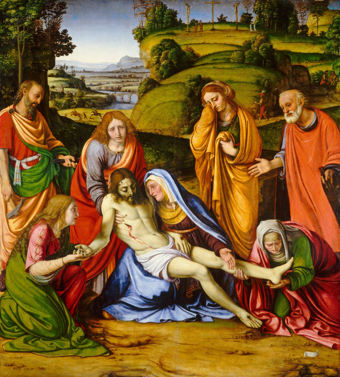 Lament autorstwa Andrea Solario