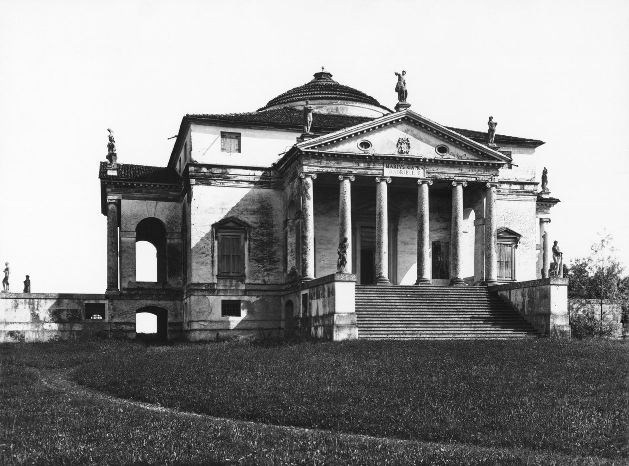 Widok fasady, ok. 1566-67 autorstwa Andrea Palladio