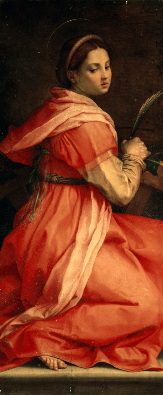 Święta Katarzyna Aleksandryjska, ok.1530 autorstwa Andrea del Sarto