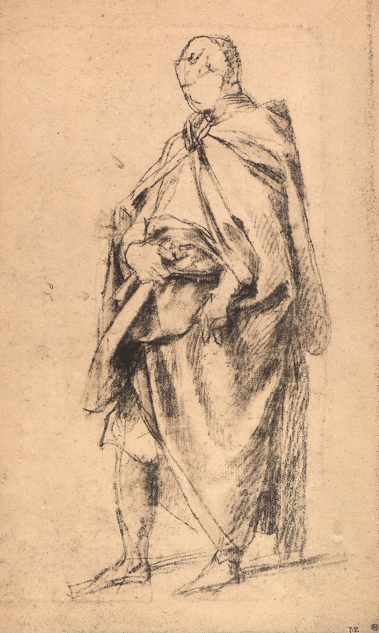 Studium postaci męskiej autorstwa Andrea del Sarto