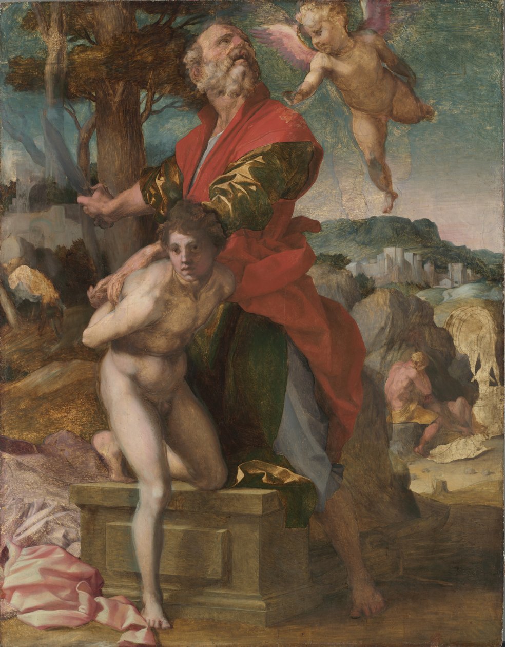 Ofiara Izaaka, c. 1527. autorstwa Andrea del Sarto