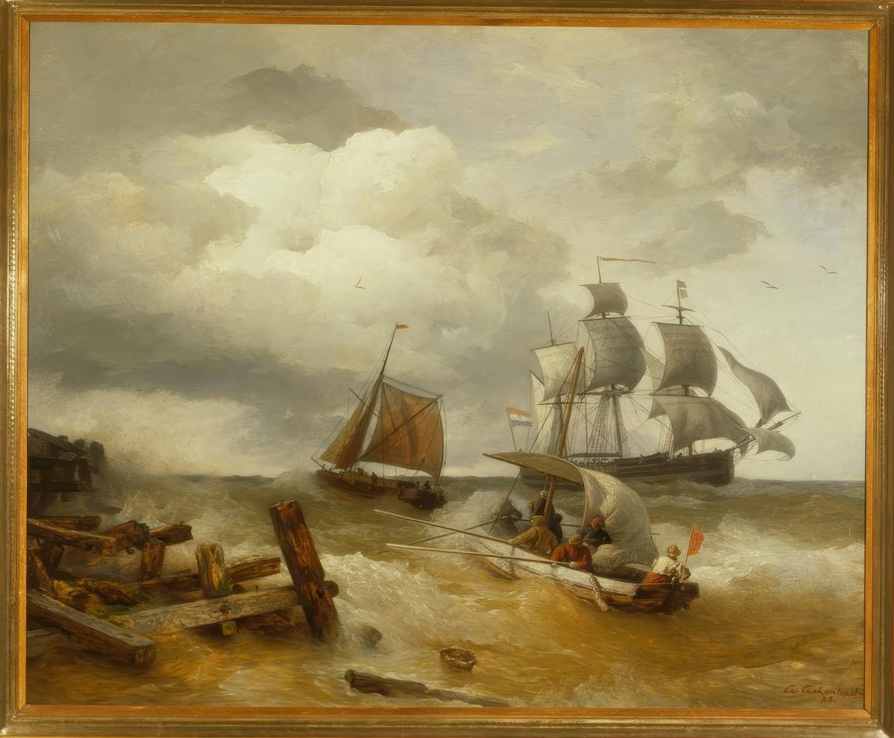 A.Achenbach, Marine autorstwa Andreas Achenbach