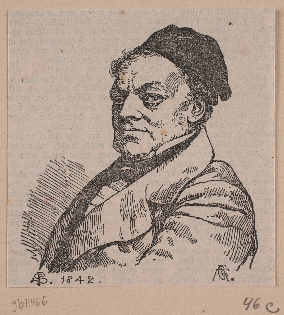 Johan Christian Ryge autorstwa Andreas Flinch