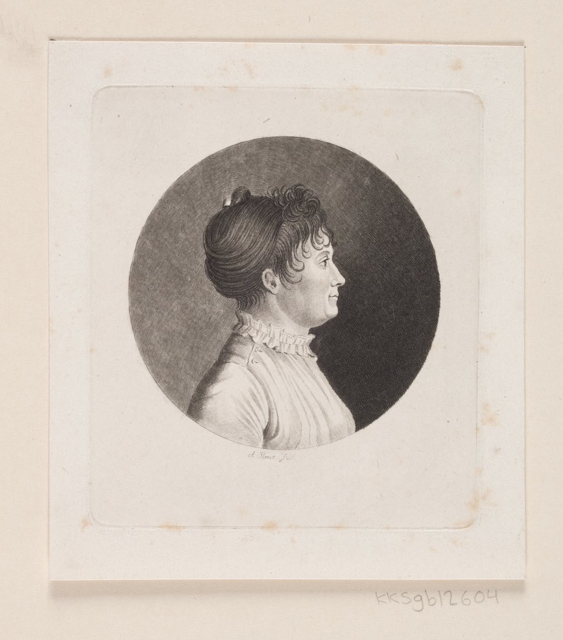 Nieznany portret kobiety autorstwa Andreas Flint