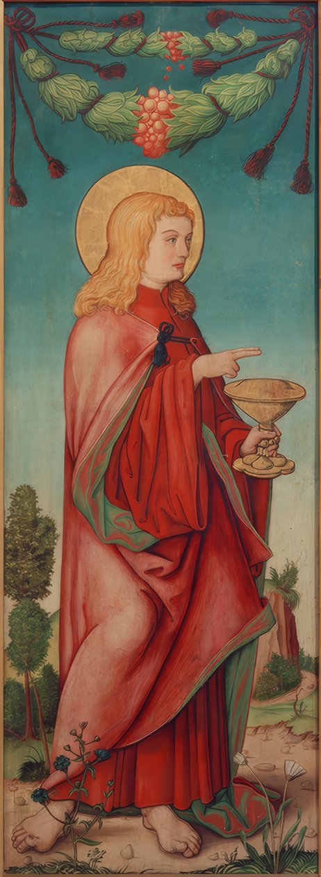 Jan Ewangelista autorstwa Andreas Haider