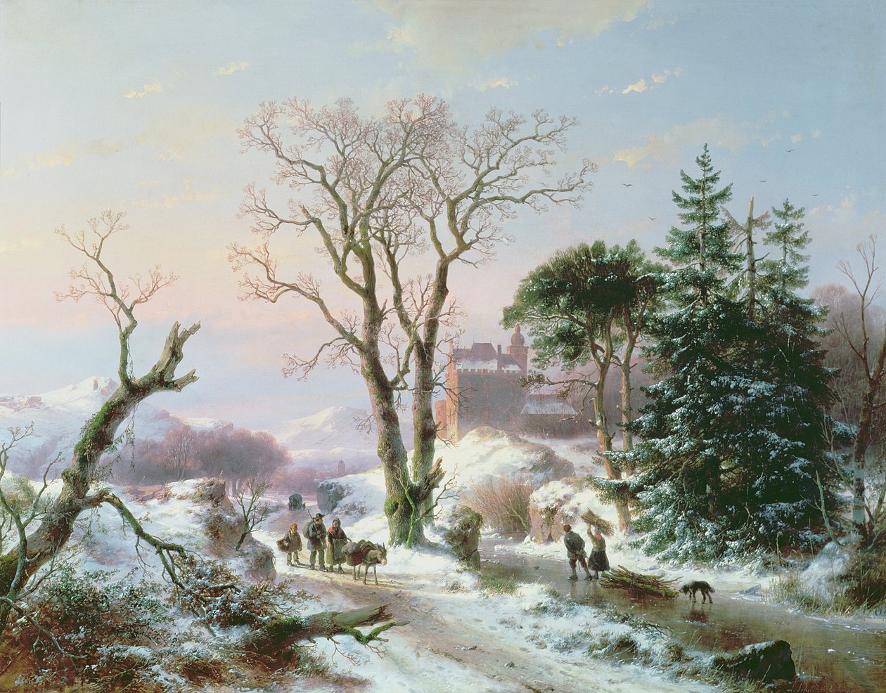 Nieznany obraz autorstwa Andreas Schelfhout