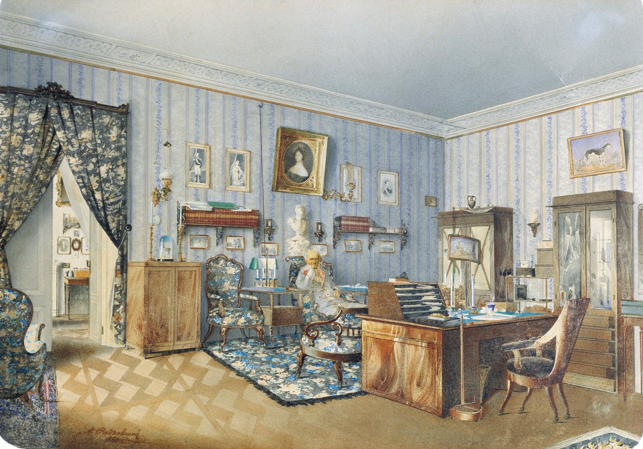 Wnętrze, 1860. autorstwa Andrei Alexeevich Redkovsky