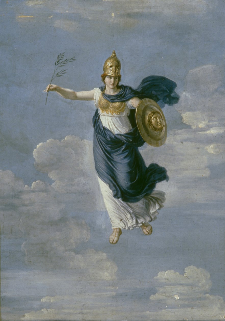 Minerwa w Niebiosach, 1820 autorstwa Andrei Ivanovich Ivanov