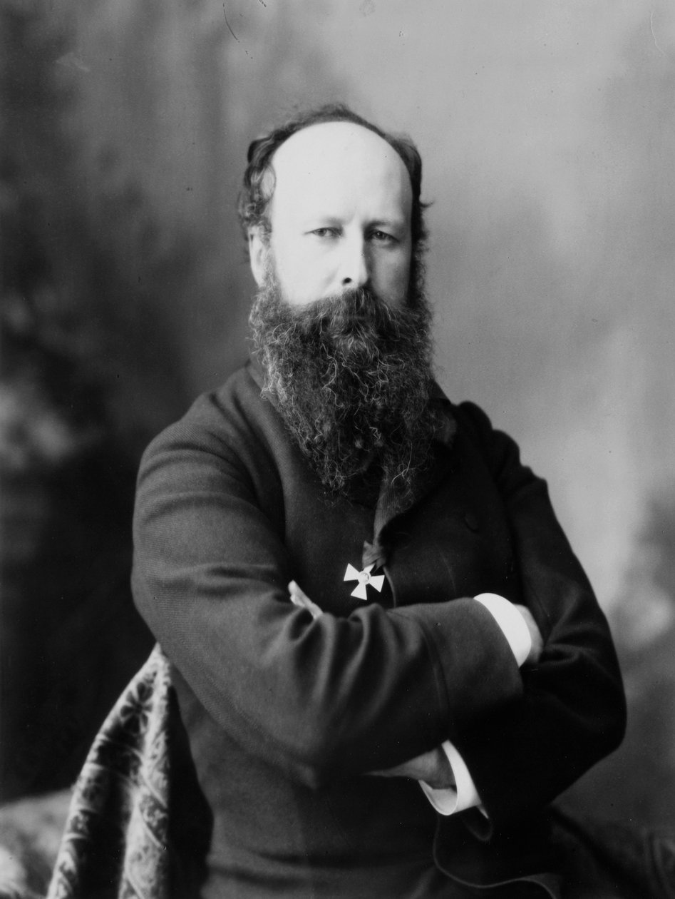 Wasilij Vereshchagin, rosyjski artysta, ok. 1880-1890. autorstwa Andrei Osipovich Karelin