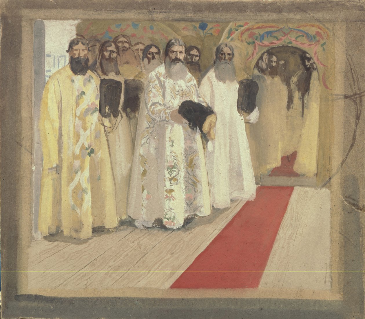 Czekając na cara, 1901 autorstwa Andrei Petrovich Ryabushkin
