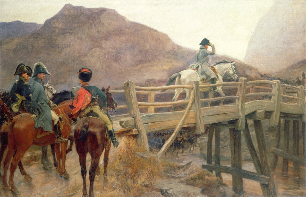 Napoleon, 1896 r. autorstwa Andrew Carrick Gow