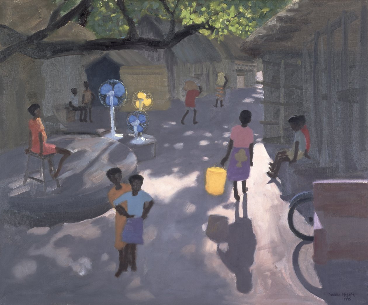 Sprzedawca wentylatorów, Malindi, Kenia, 1995 autorstwa Andrew Macara