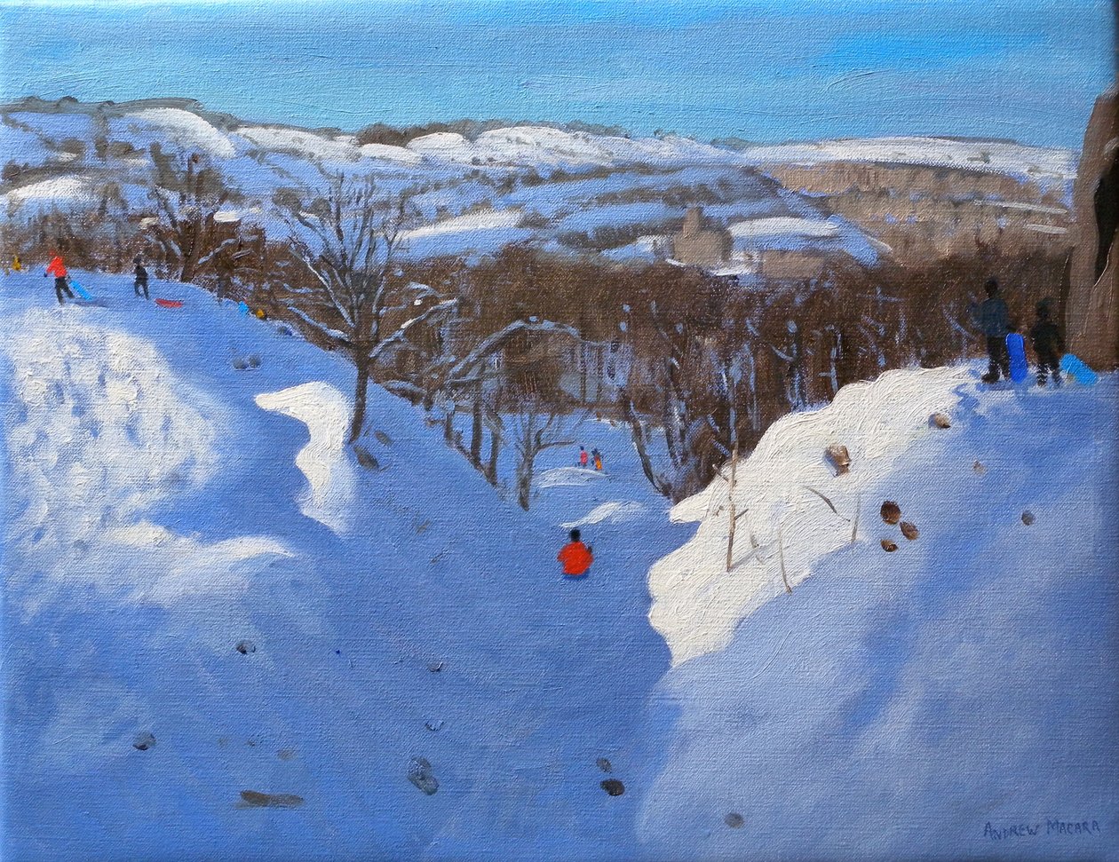 Gully, Czarne Skały, Derbyshire, 2009 autorstwa Andrew Macara