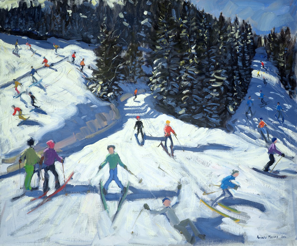 Przedpołudnie na stoku, 2004 autorstwa Andrew Macara