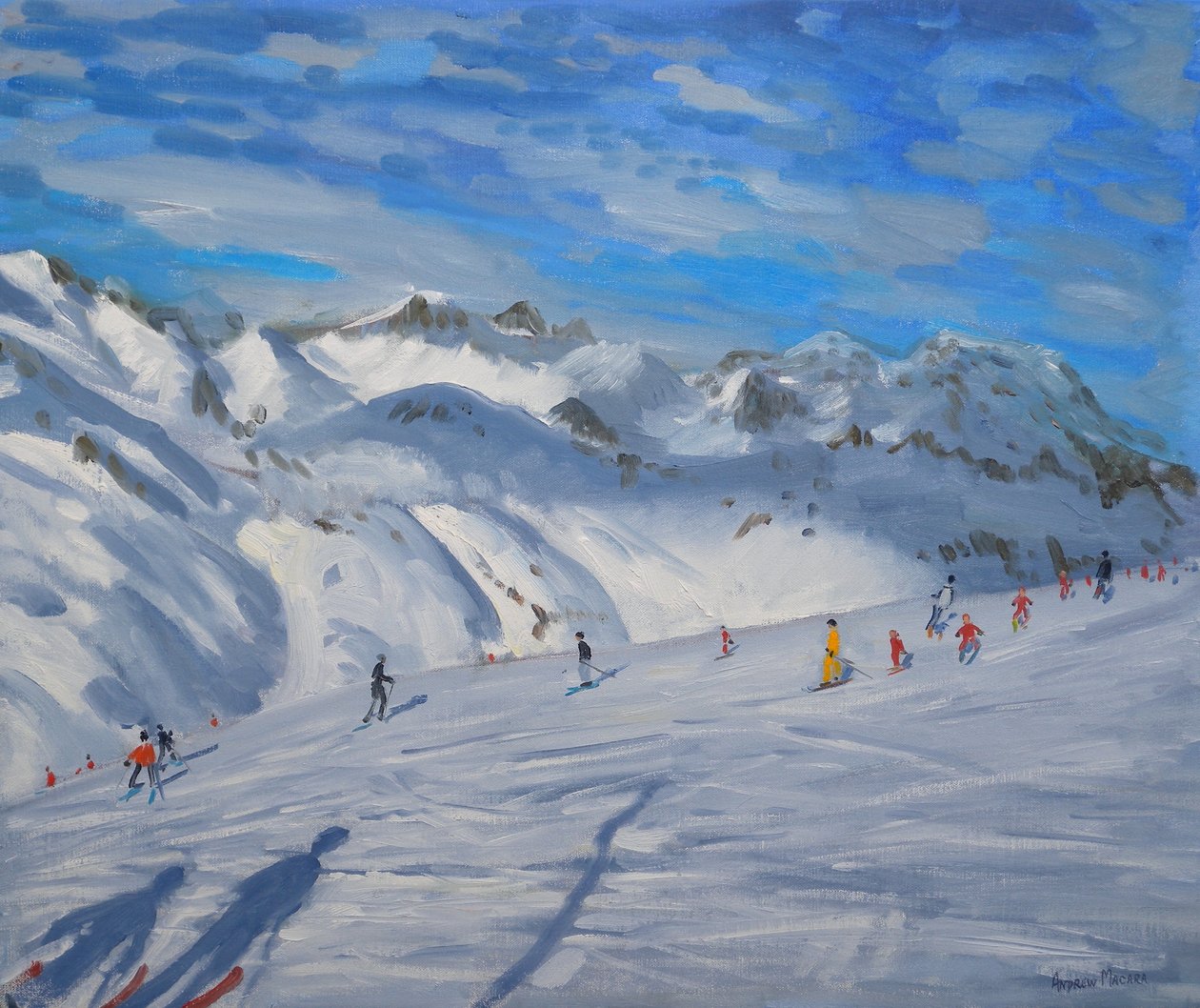 Szczyty gór, Tignes, 2009 autorstwa Andrew Macara